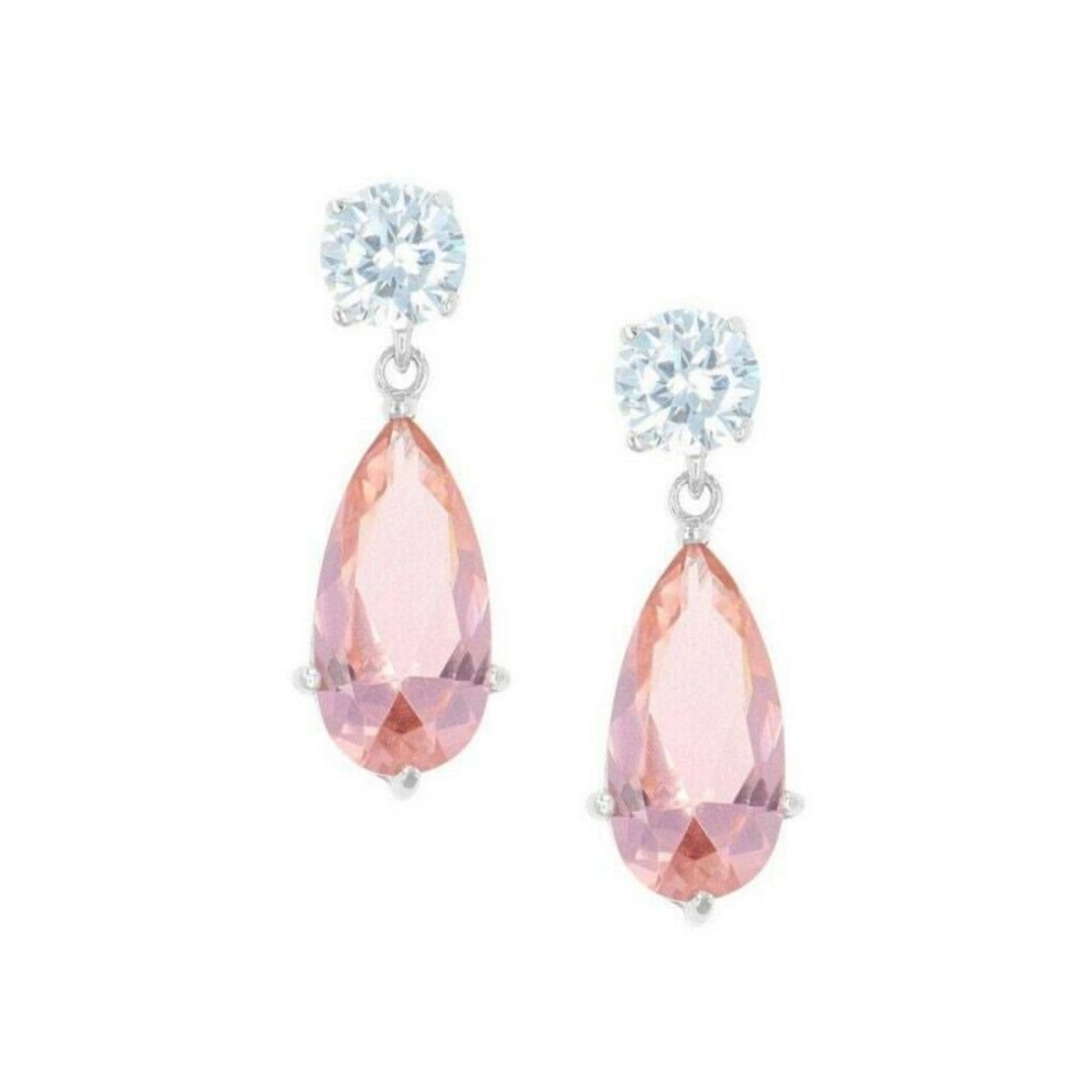 Montana Silversmiths Glamour Morganite Earrings