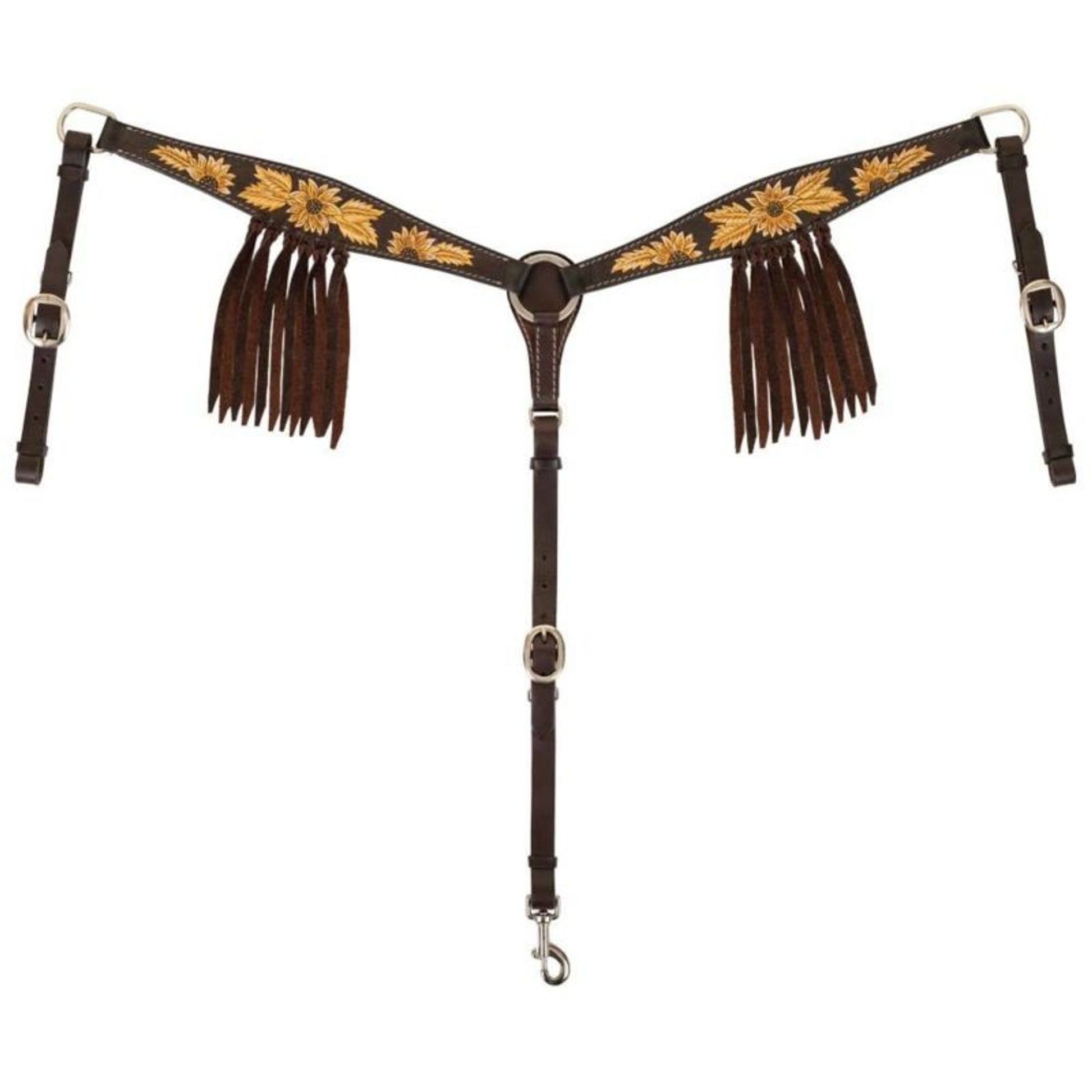 Circle Y Golden Sunflower Breast Collar