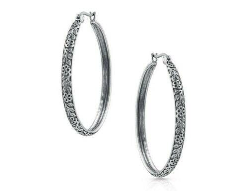 Montana SS Field of Wildflowers Hoop Earrings