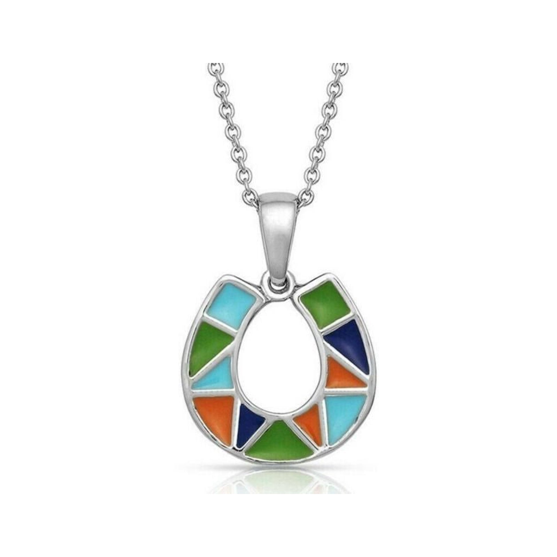 Montana SS Two Sides To Every Horseshoe Necklace