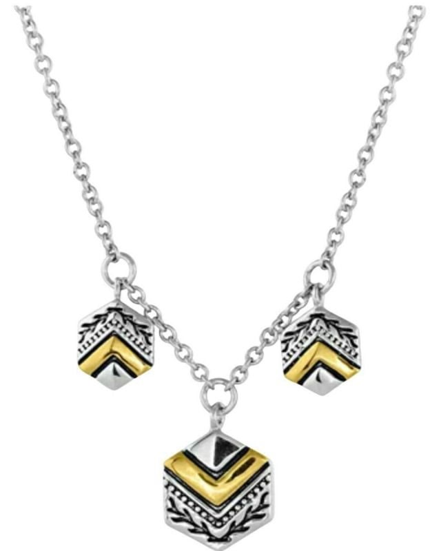 Montana Silversmiths Charmed Chevron Necklace