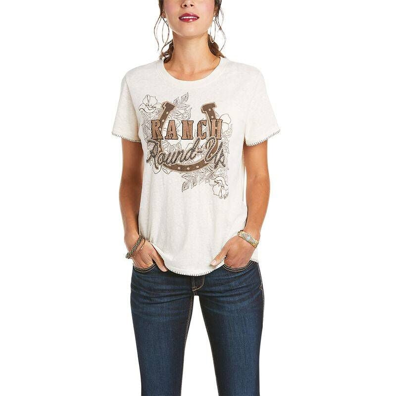 Ariat Ladies Ranch Round Up TShirt XXL