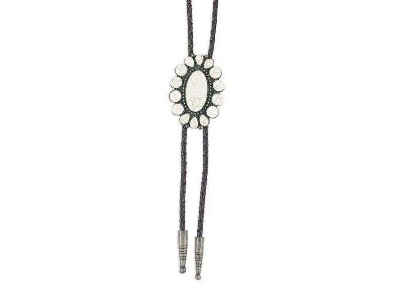 Montana Silversmiths Moonflower Attitude Bolo Tie
