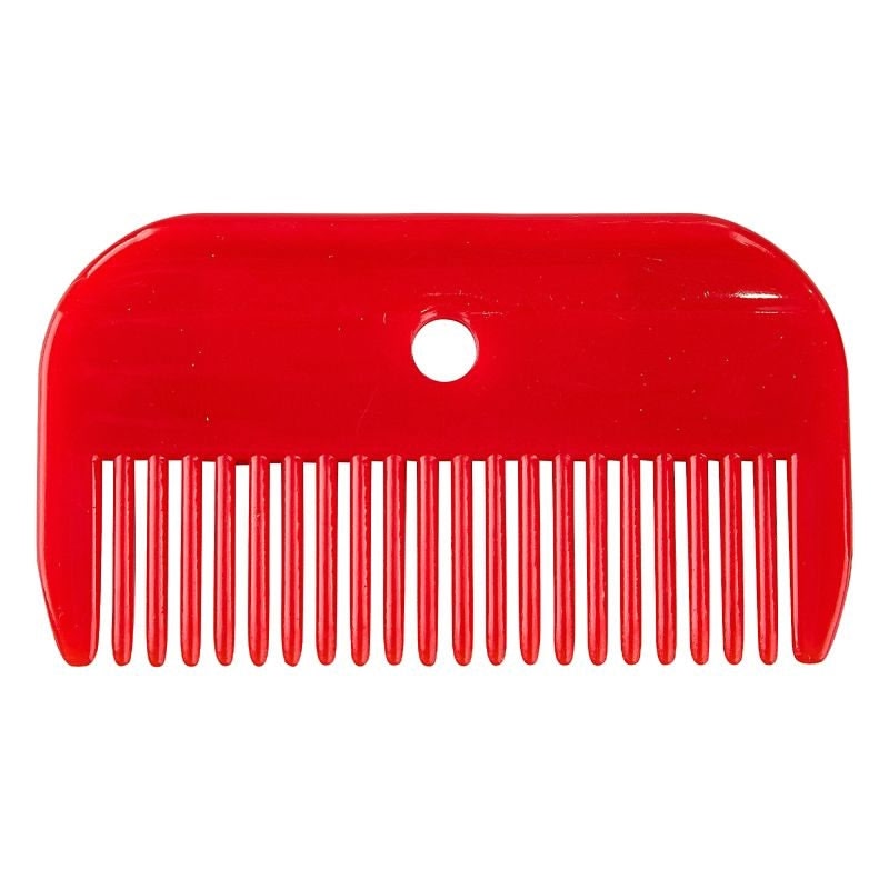 Gatsby Plastic Mane Tail Comb Red