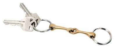 Metalab Snaffle Bit Keychain Bk/Wh