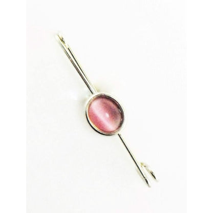 Finishing Touch Pink Cats Eye Pin Stock Pin