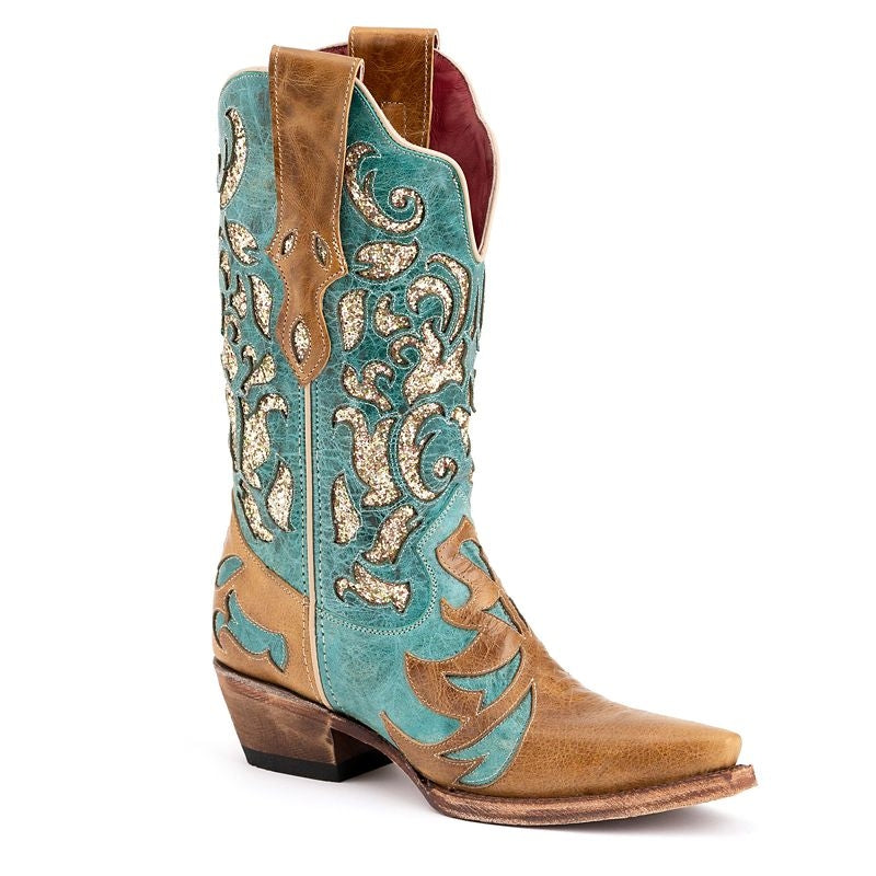 Ferrini Ladies Glitz Snip Toe Boots