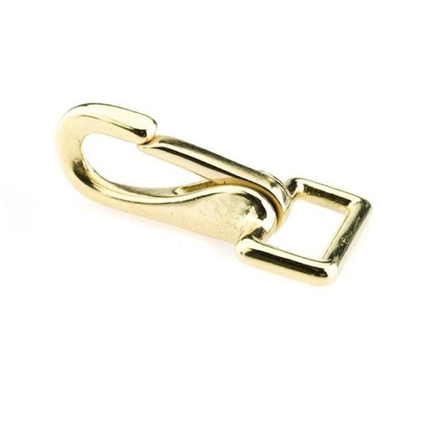 HorZe Solid Brass Square Loop Bolt Snap 1
