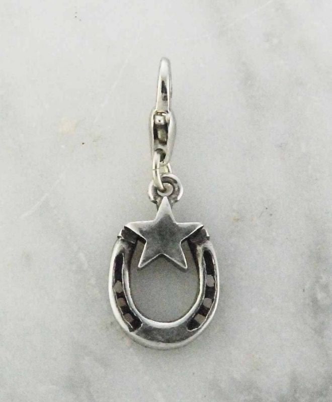 Barbary Western Horse Shoe with Star Charm