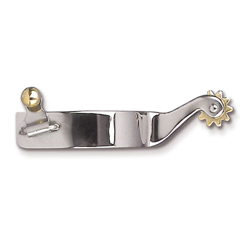 Toklat Mens Stainless Steel Roping Spur Brown