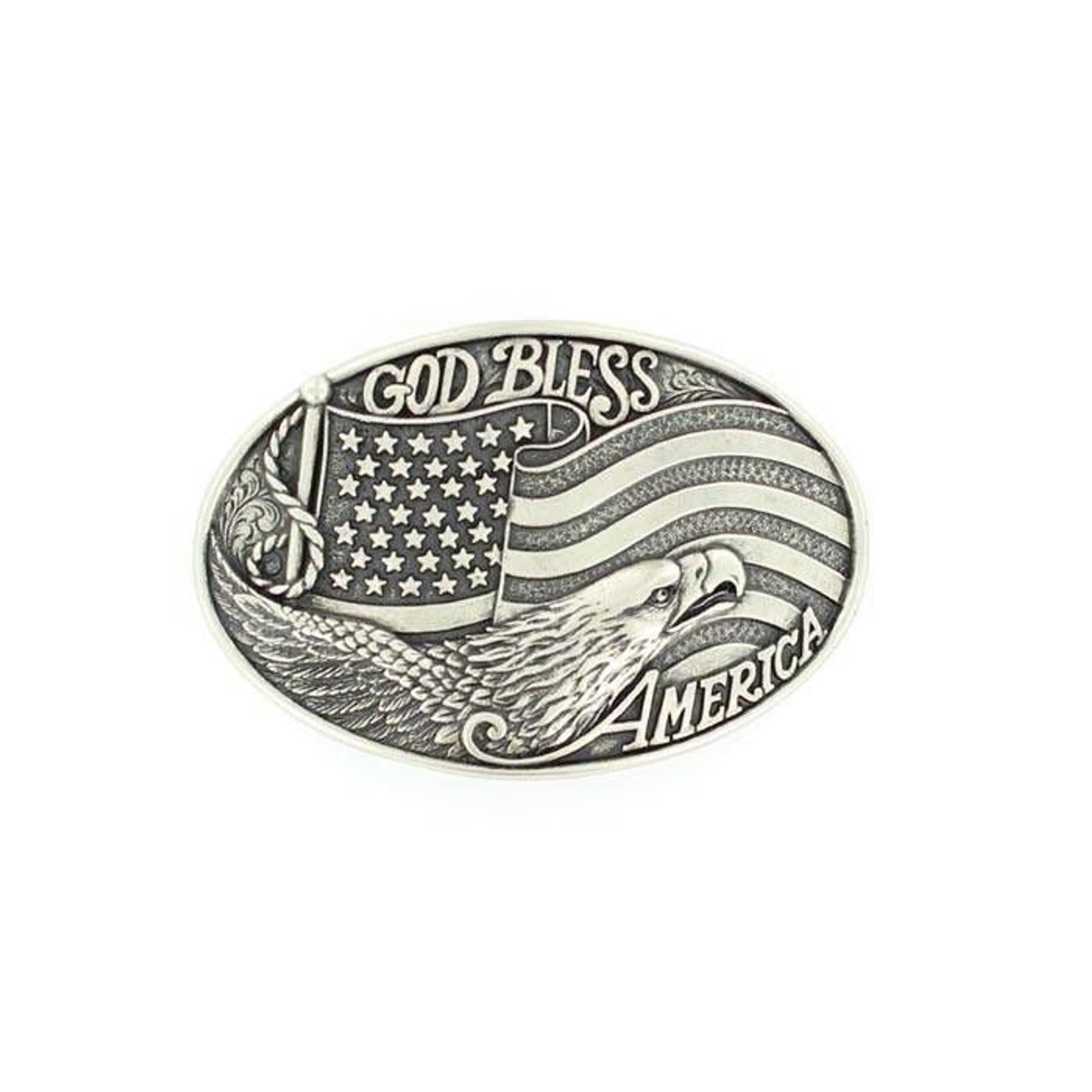 Nocona God Bless America Buckle 2