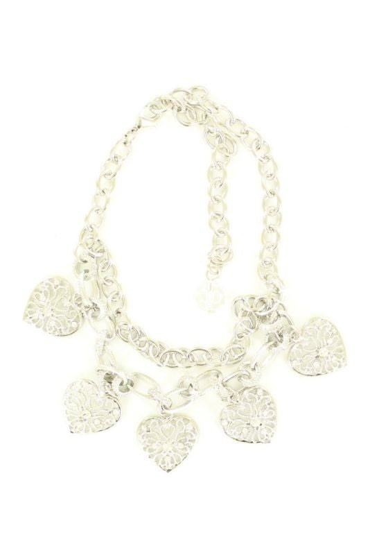 Blazin Roxx Heart And Charms Boot Bracelet