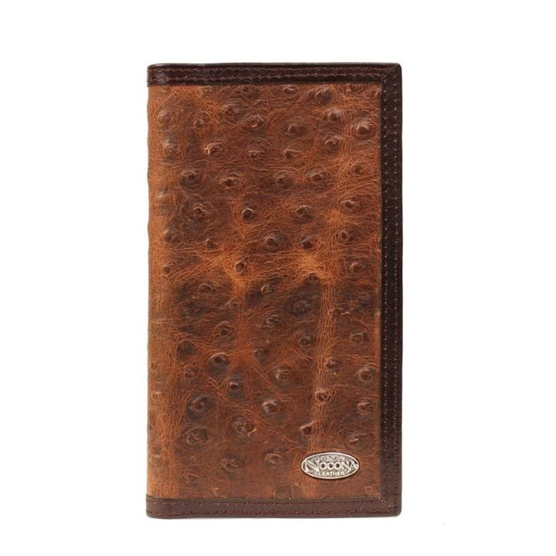Nocona Mens Rodeo with Vintage Ostrich Black/White