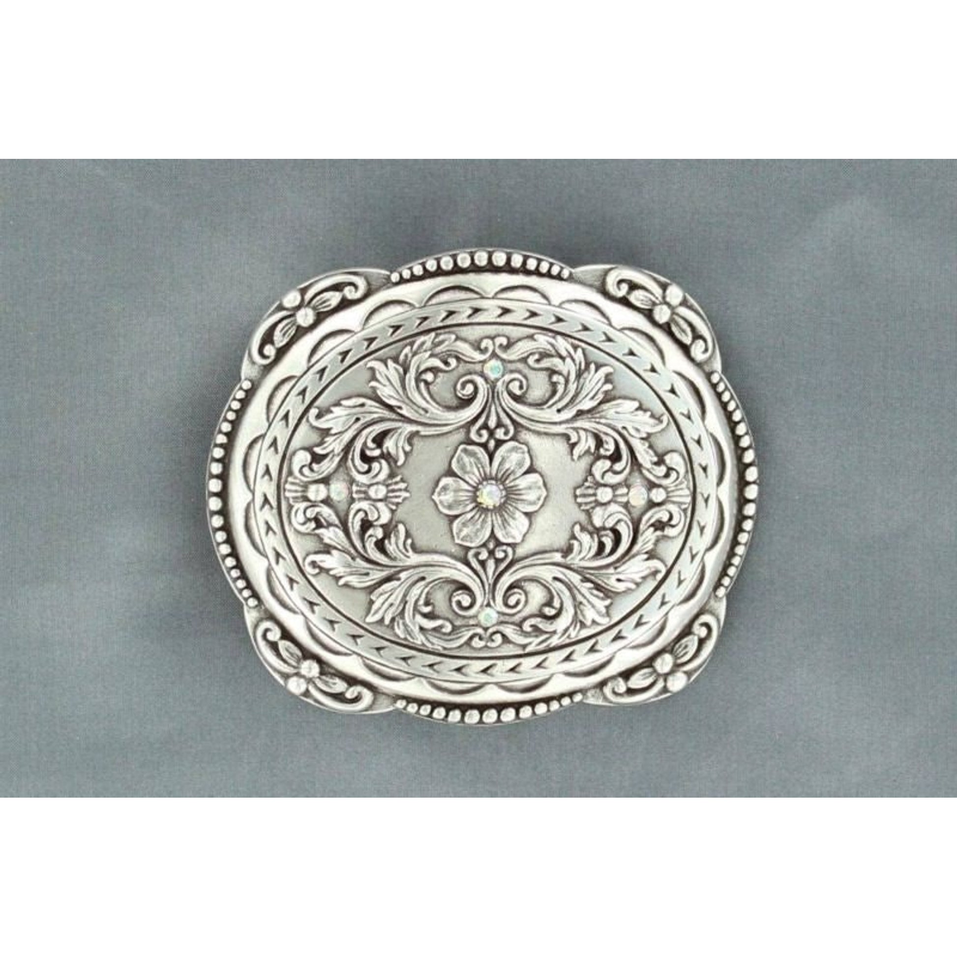 Nocona Ladies Floral/Rhinestone Fancy Buckle
