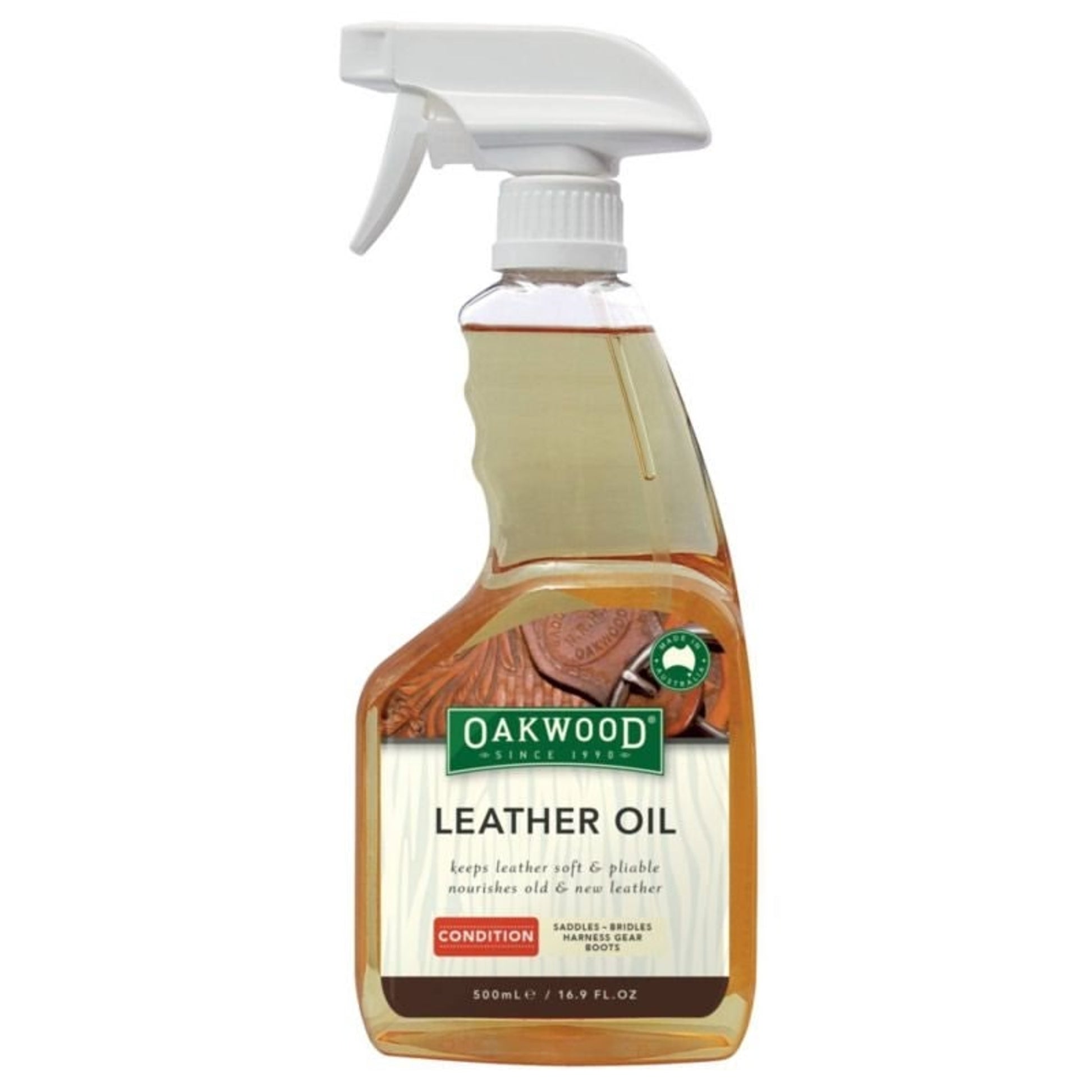 Nunn Finer Oakwood Leather Oil Bottle 16.9oz