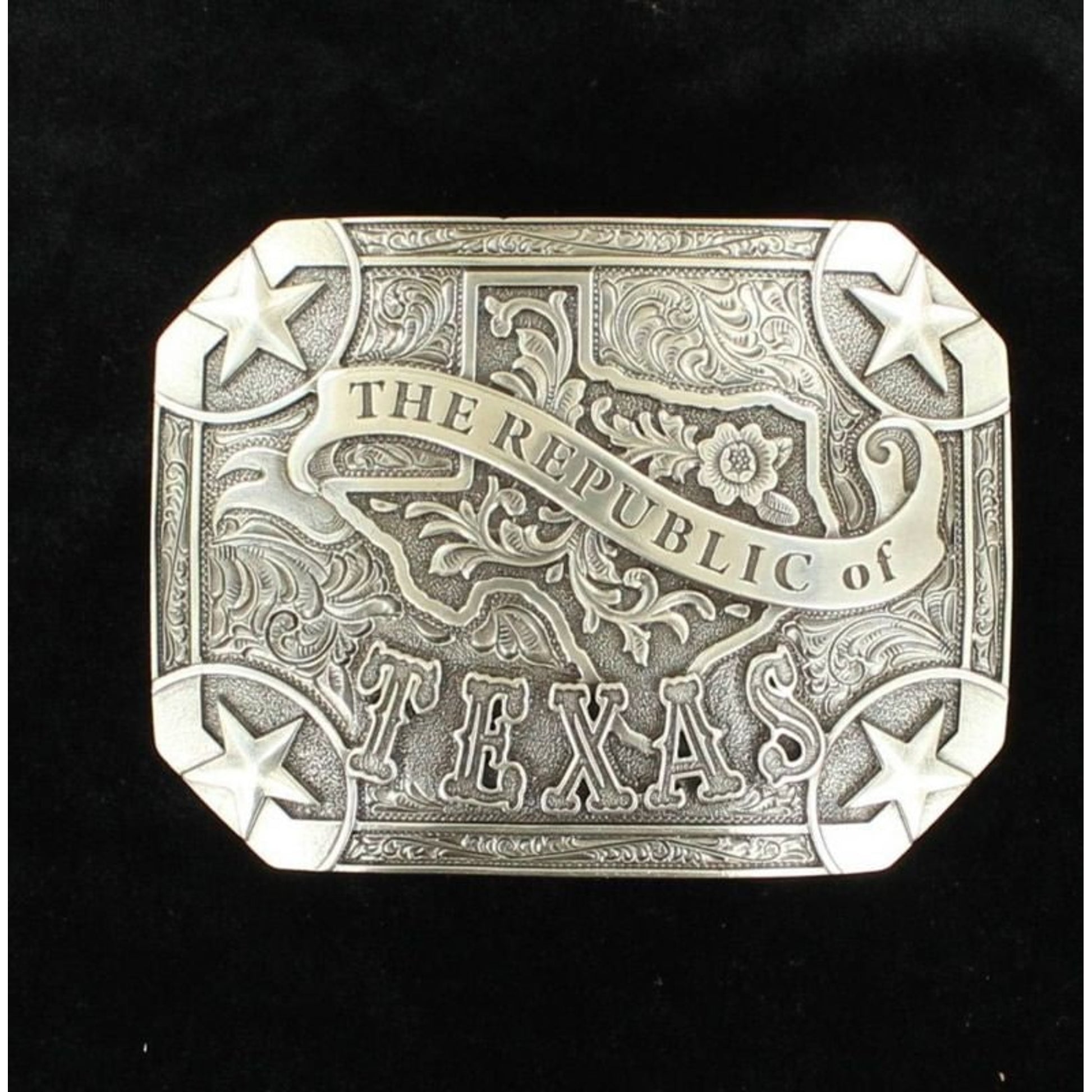 Nocona Mens Rect Smith Republic Of Texas Buckle