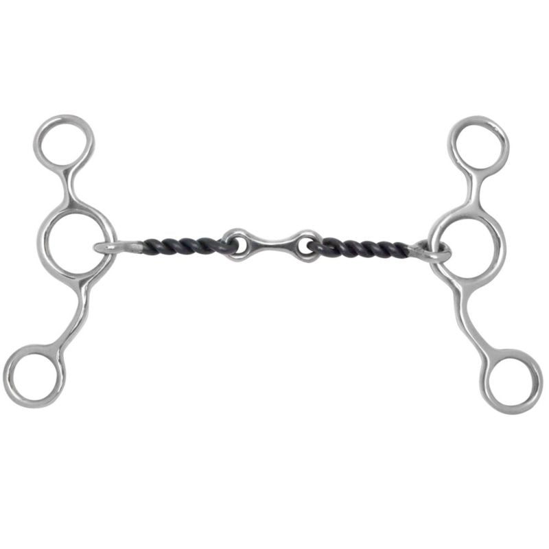 Toklat Thin Twist Dog Bone Jr Cowhorse Gag Bit 5