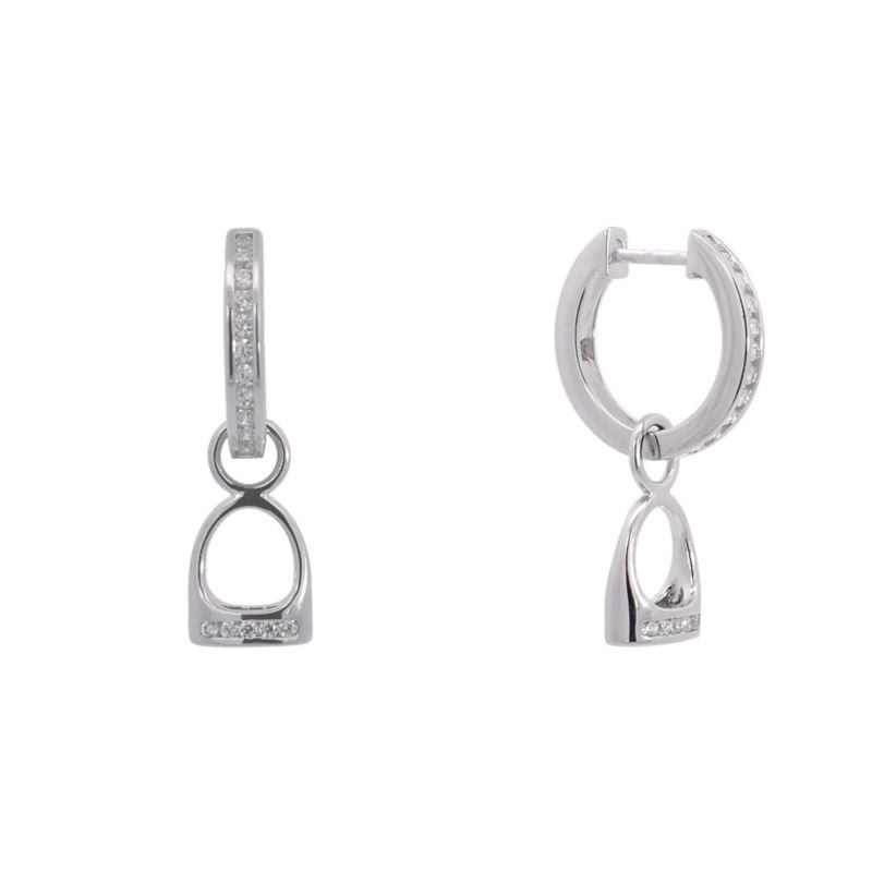 English Stirrup Dangle Earrings SS