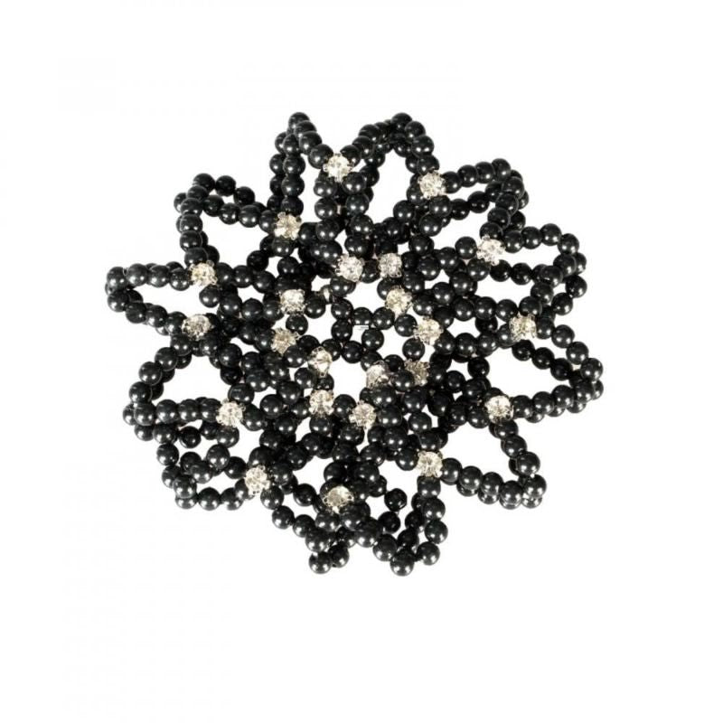 Horze Pearl Hair Net Black