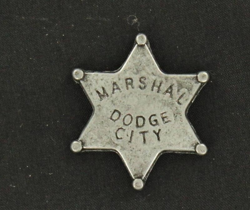 Dodge City Marshal Toy Badge Pin
