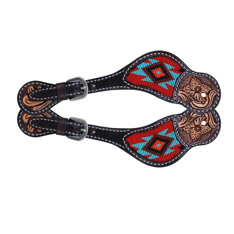 Oxbow Ladies Santa Fe Beaded Spur Straps
