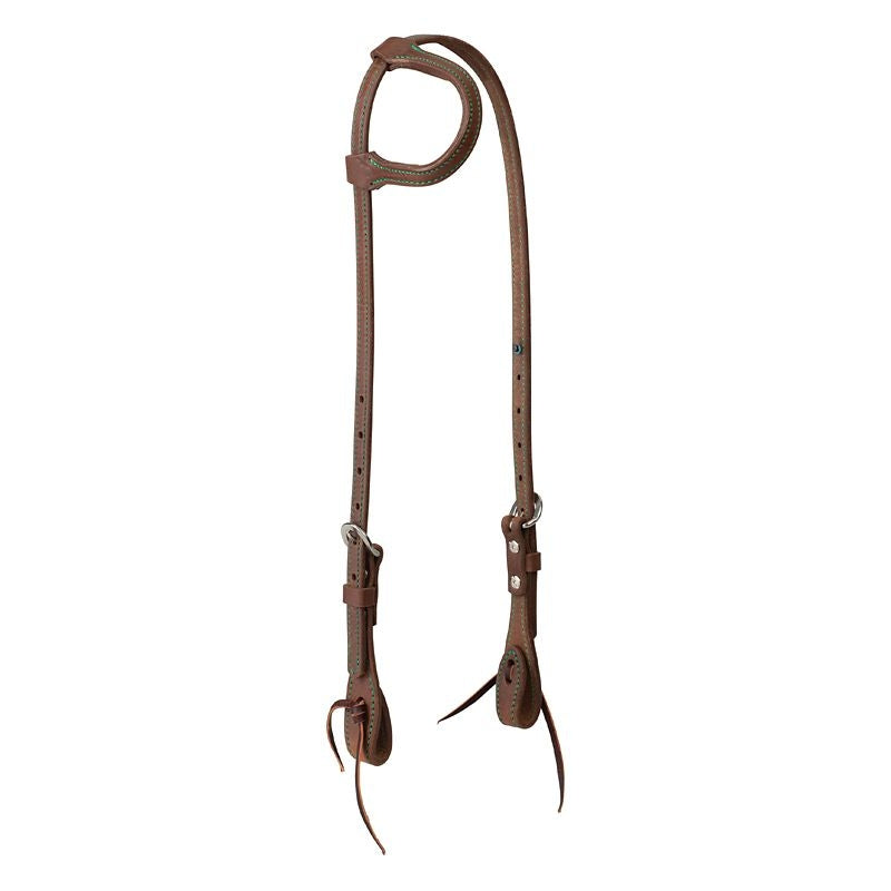 Weaver SmartySynergy Sliding Ear Headstall Russet