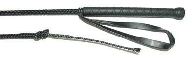 Riding Whip with Wrist Loop 30 Black