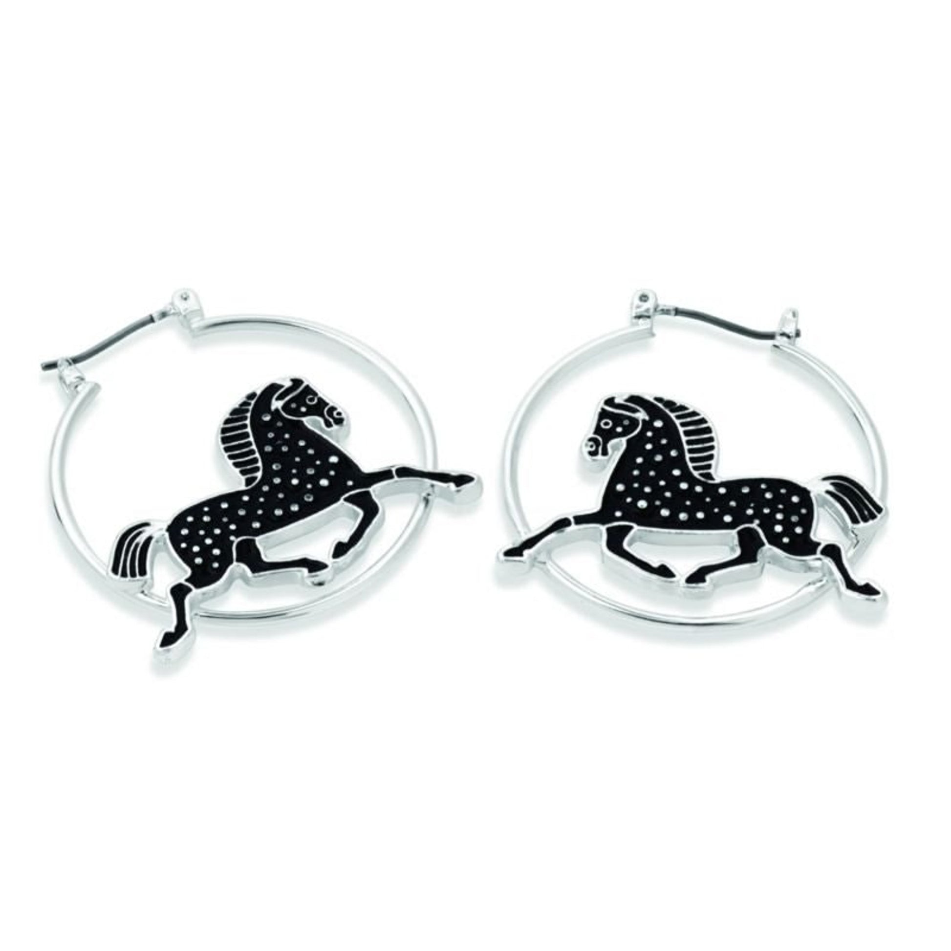 Kelley Dapple Horse Earrings