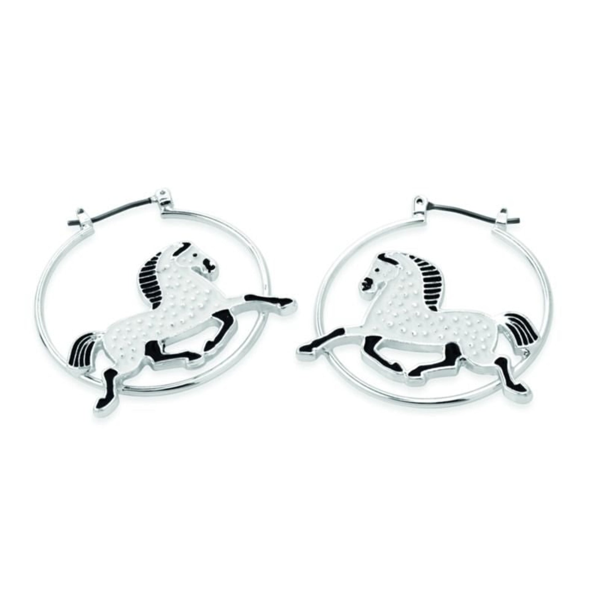 Kelley Dapple Horse Earrings