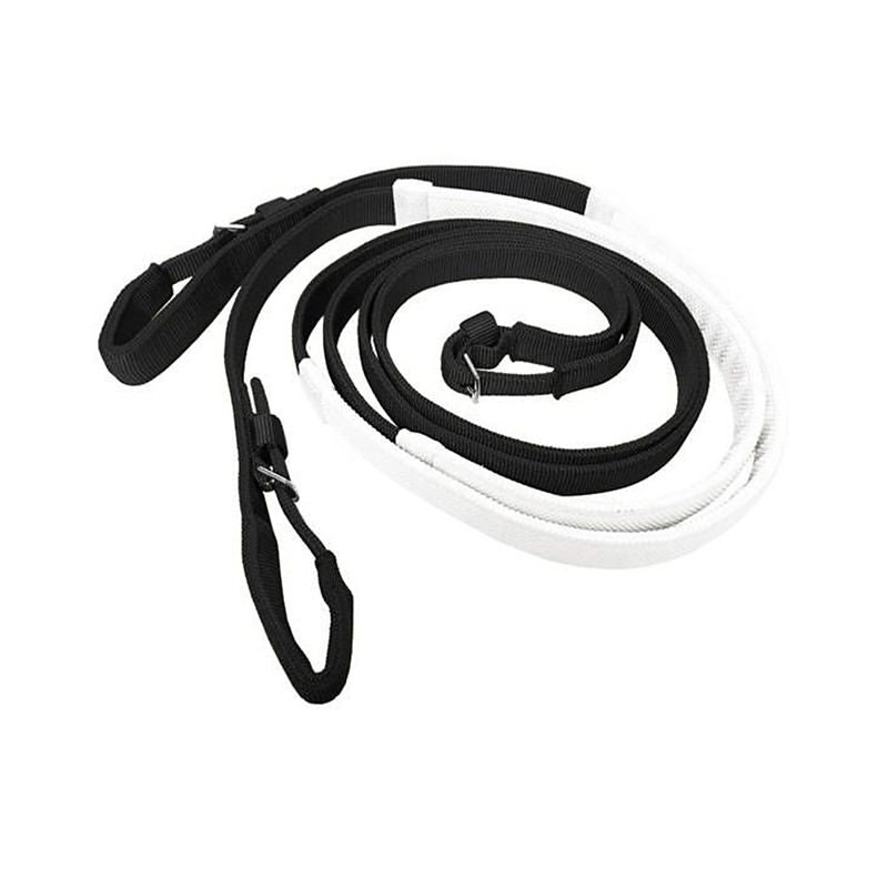 Jacks Ultra Buckle Race Reins Sold in Pairs Black