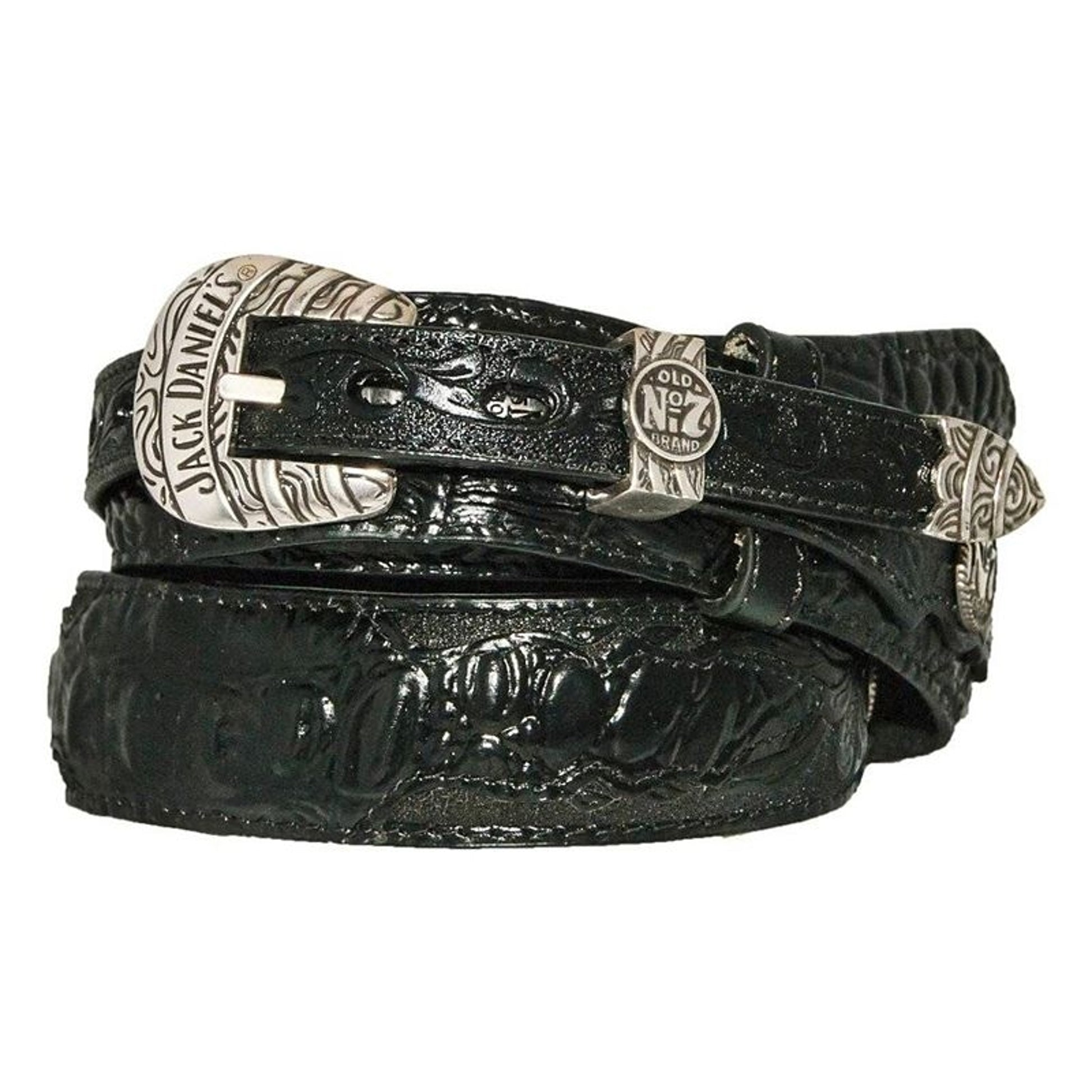 Jack Daniels Alligator Print Ranger Belt with Buckle