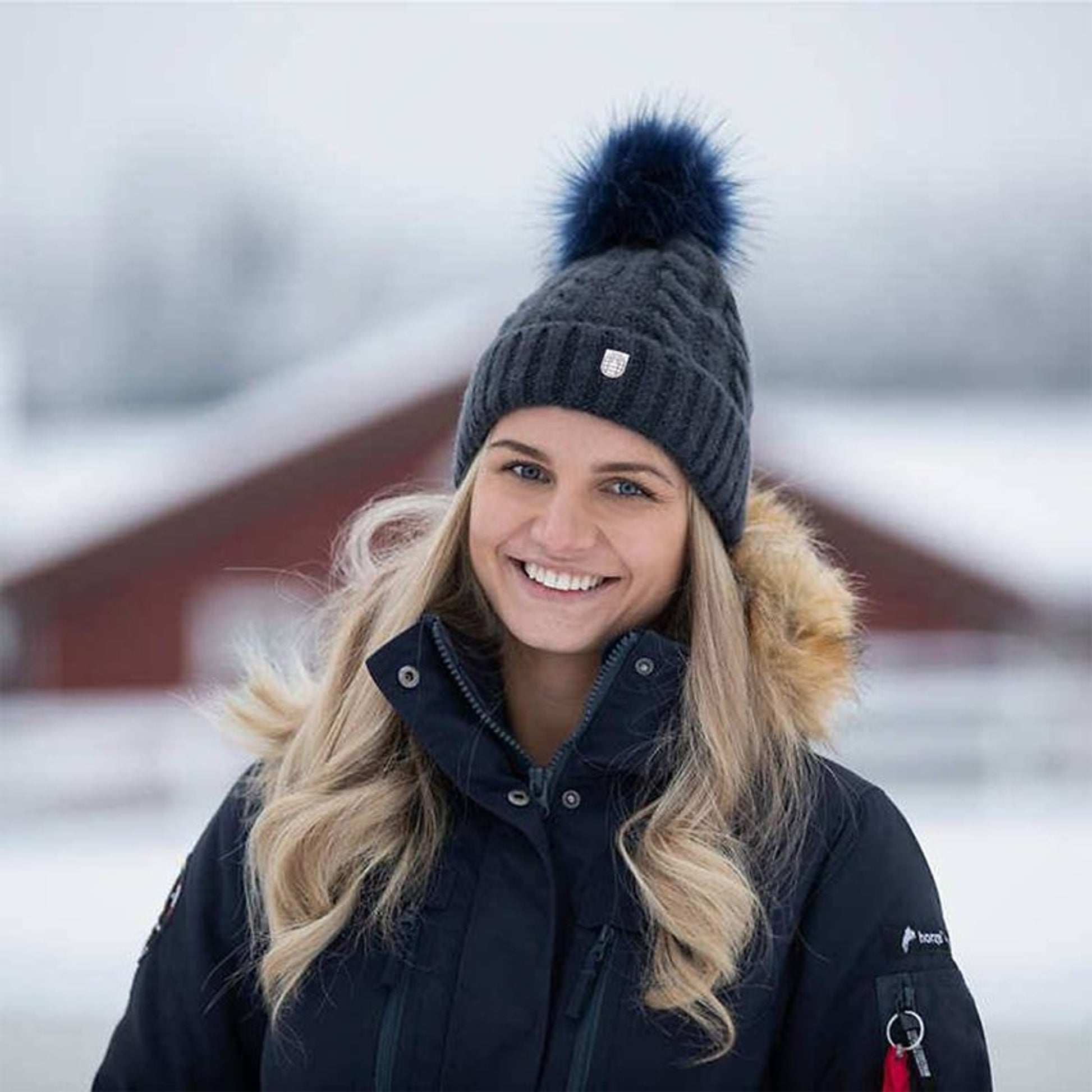 Horze Maddox Winter Hat One Size Fallen Rock