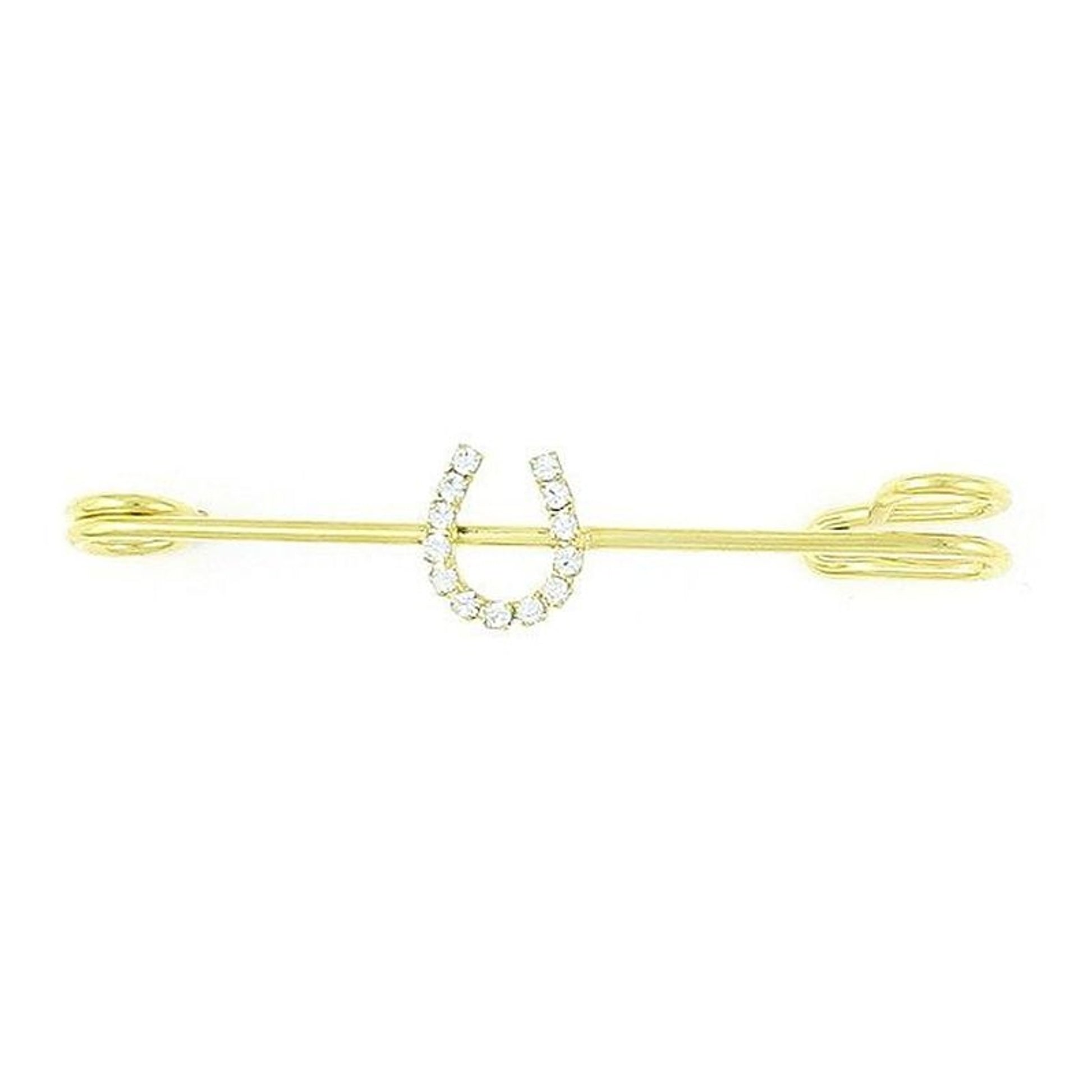 Finishing Touch Hrsshoe Stock Pin Crystal 21/2In