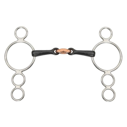 Shires Three Ring Sweet Iron Dutch Gag Bit