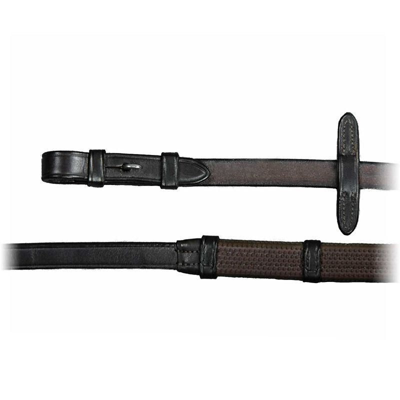 Vespucci Rubber Reins with Stops and Hookstuds