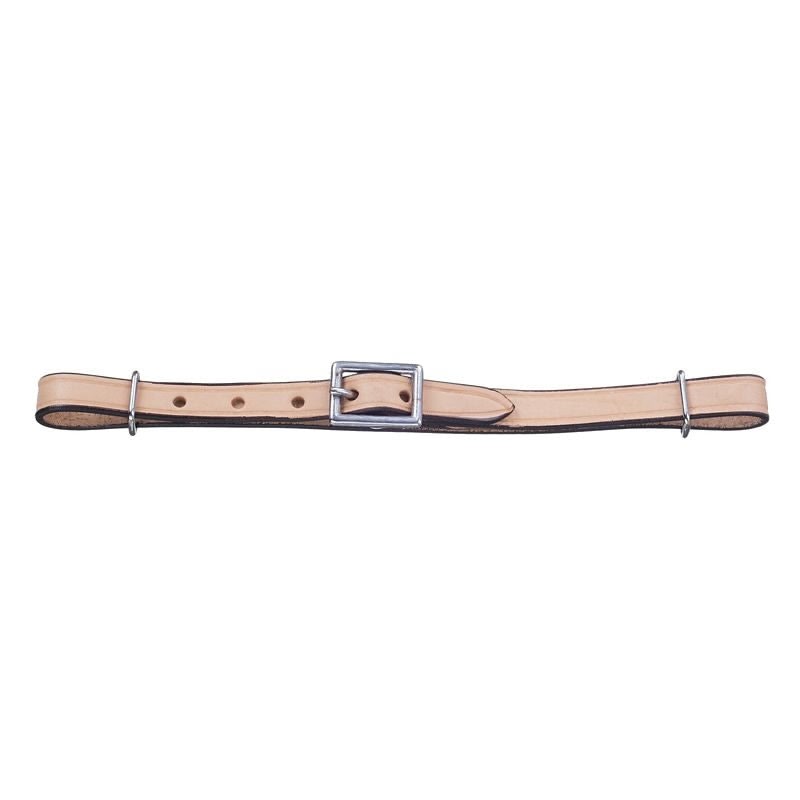 Tough1 Flat Leather Curb Strap