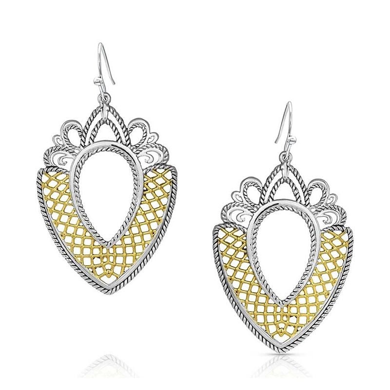 Montana Silversmiths Honeycomb Lace Earrings