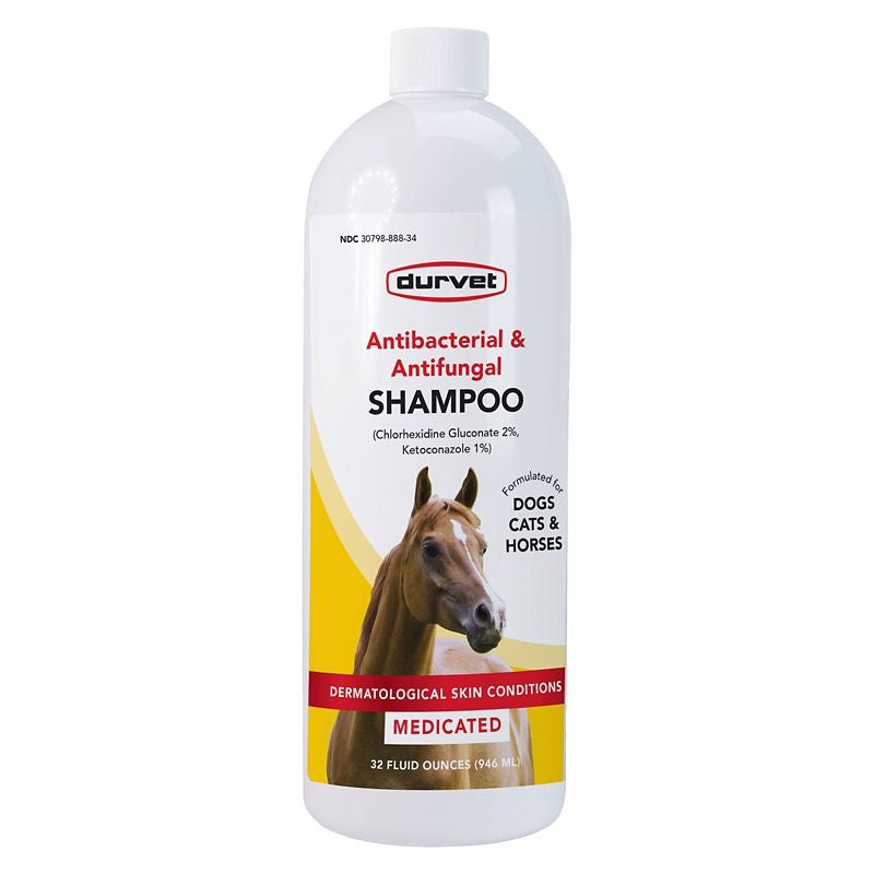 Durvet Antibacterial Antifungal Equine Shampoo 32