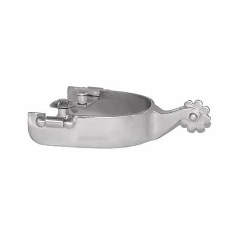 Performer Stainless Steel Brushed Roping Spur