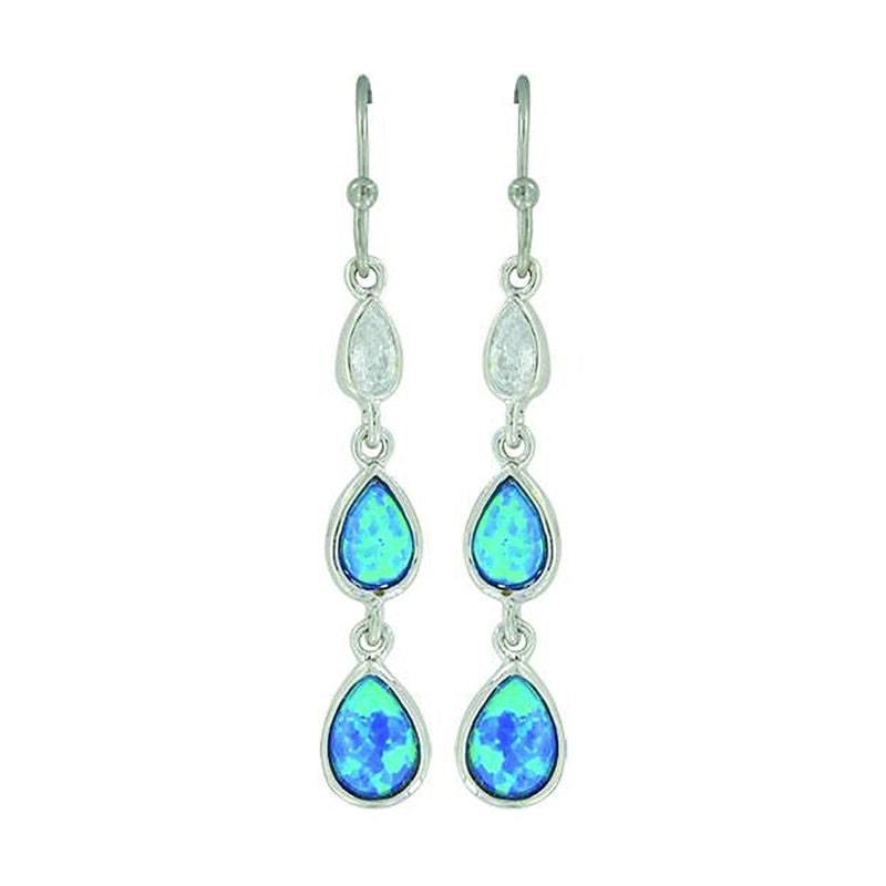 River Of Lights Falling Into Water Earrings