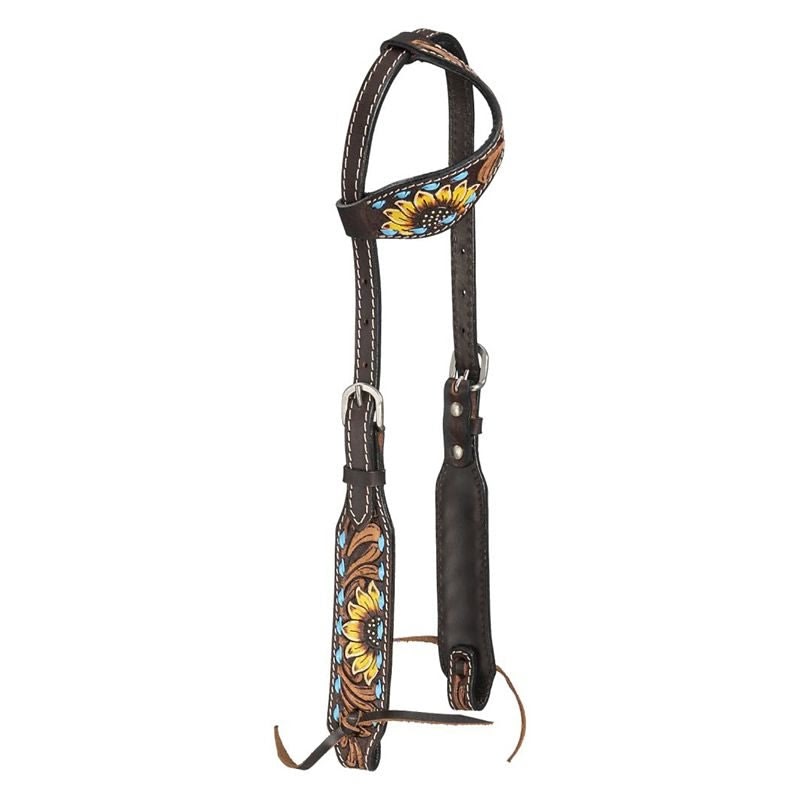Royal King Sunflower/Buckstitch Pony SE Headstall
