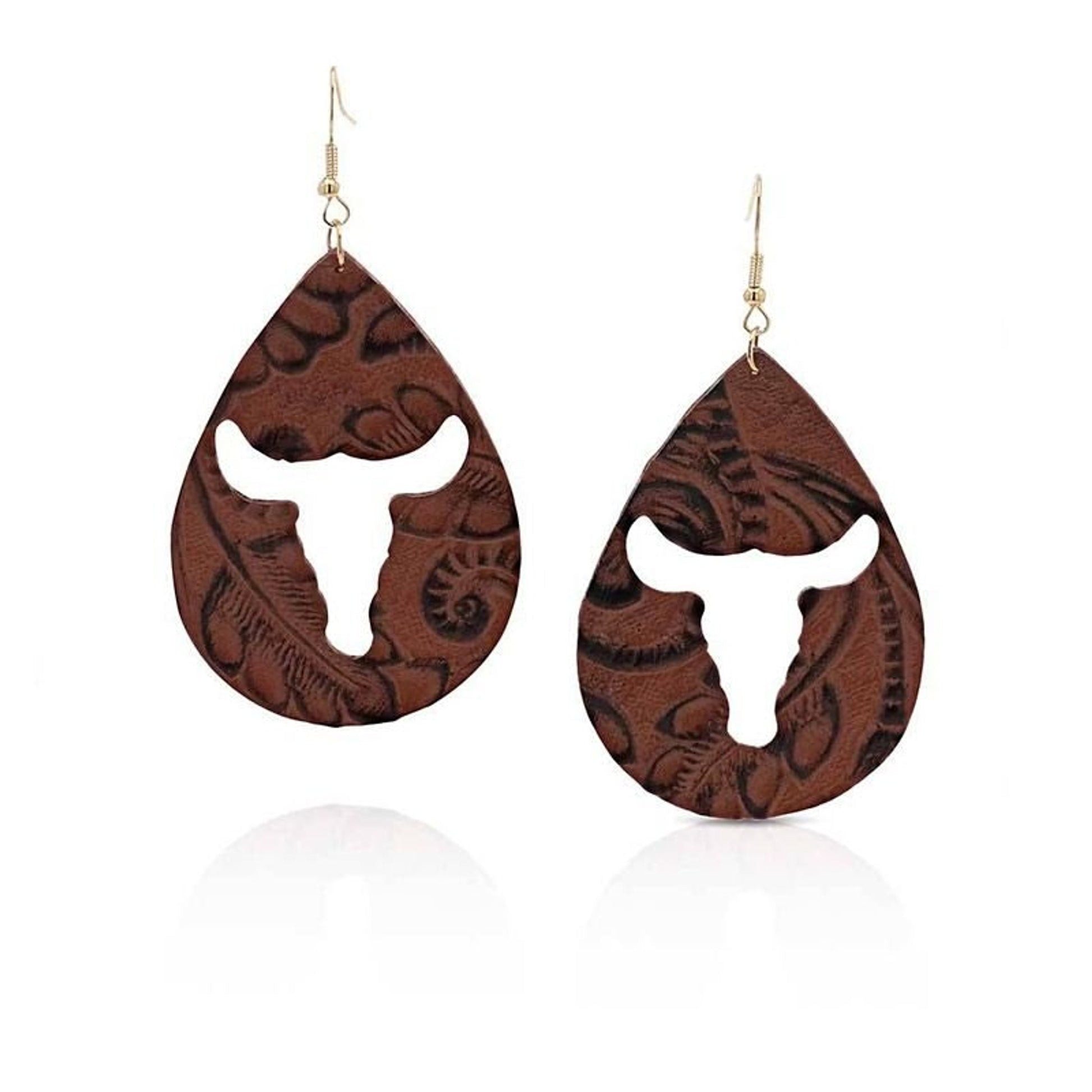 Montana Silversmiths Longhorn Love Earrings