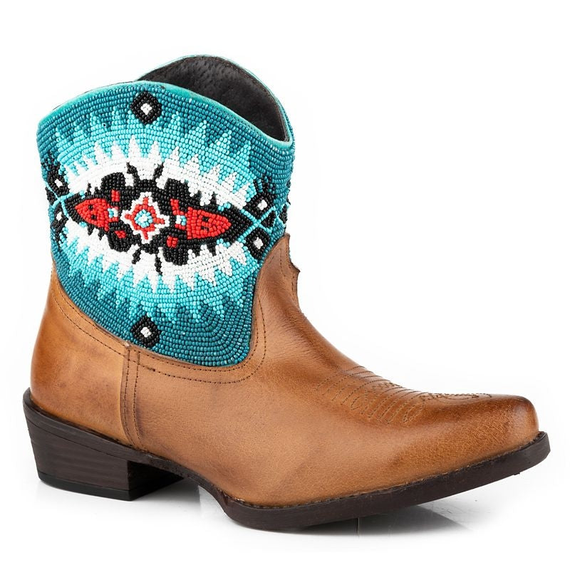 Roper Ladies Dusty Beaded Snip Toe Boots