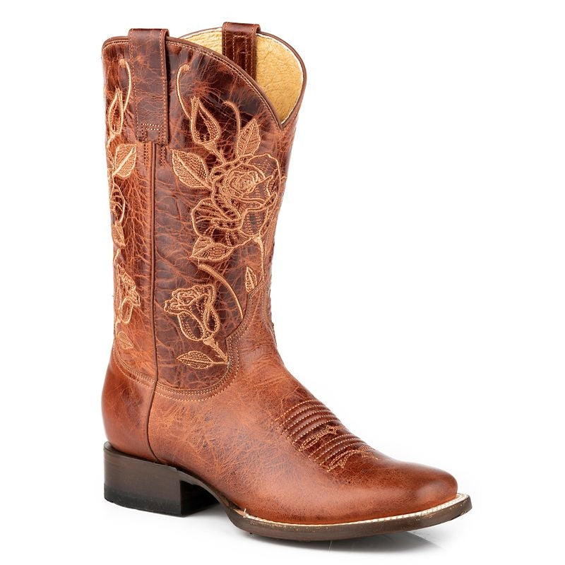 Roper Ladies Desert Rose Sq Toe Boots