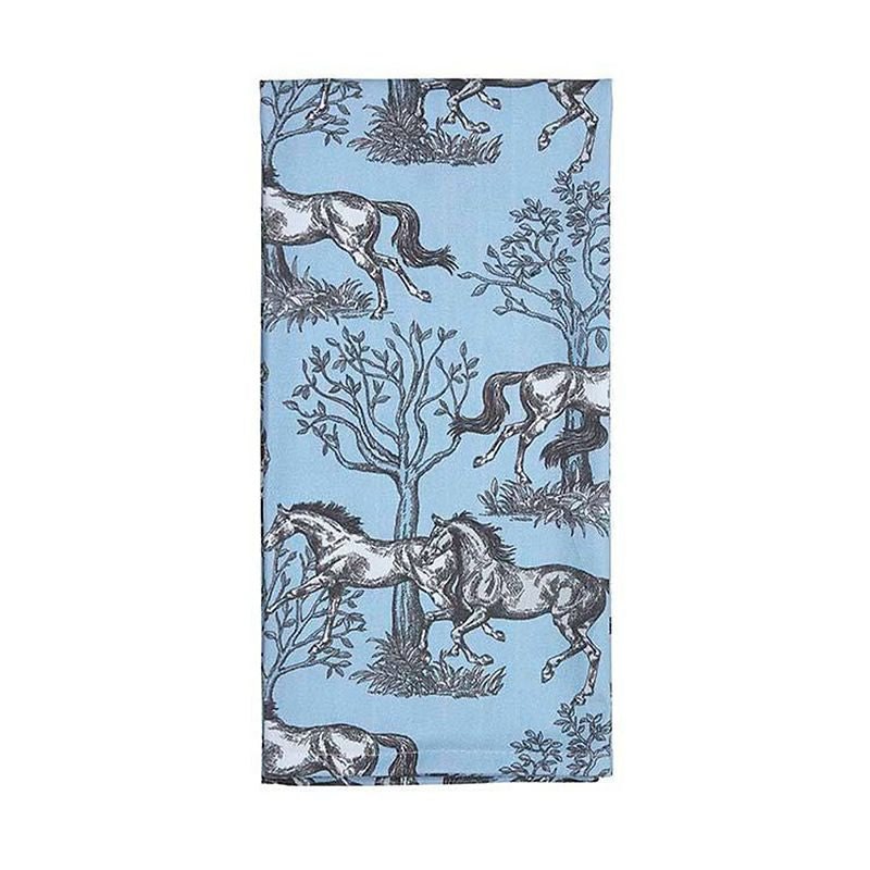 Kelley Toile Blue Kitchen Towel 20x28