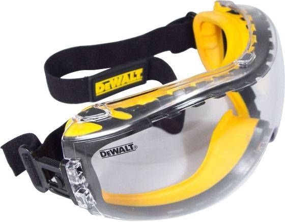 DeWalt Concealer AntiFog Glasses Yellow/Black