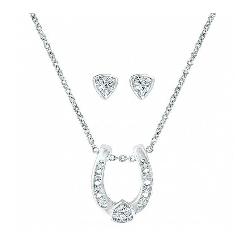 Montana Silversmiths Lucky Trillion Jewelry Set