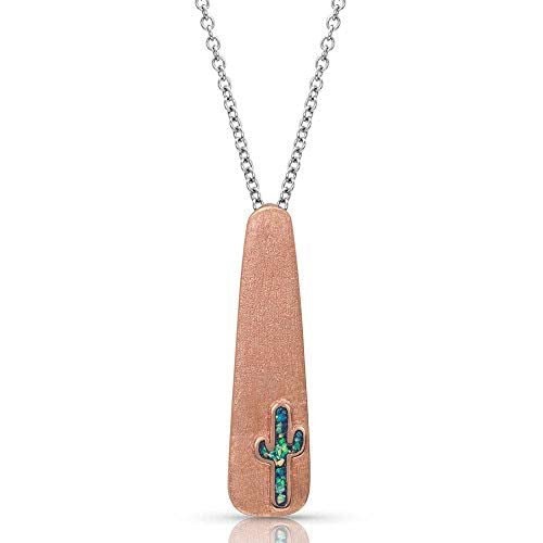 Montana Silversmiths Desert Sun Necklace with Cactus