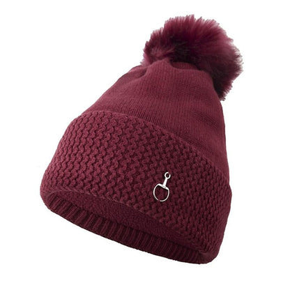 Horze Arya Knitted Hat Merlot One Size