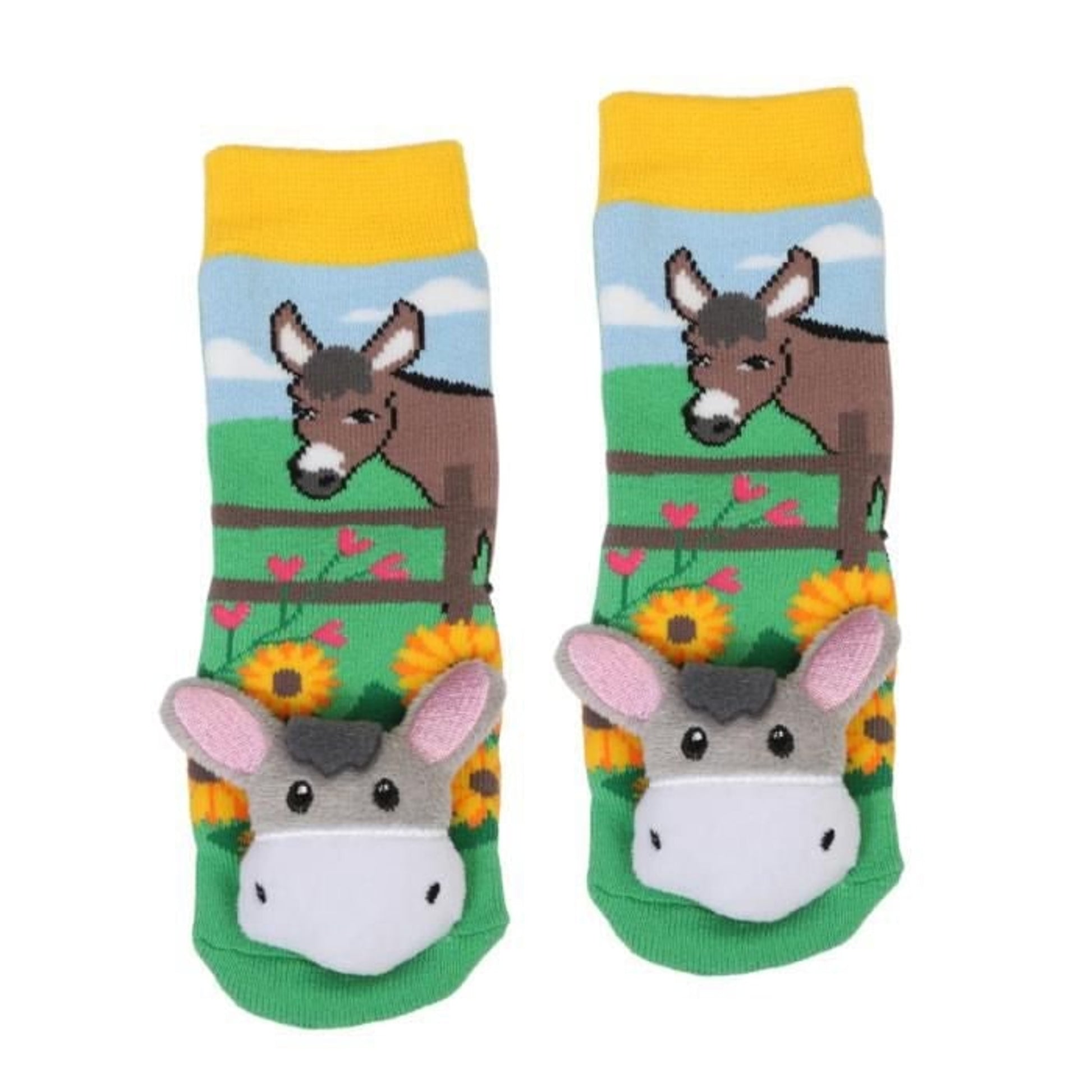 Donkey Head Socks Green Infant